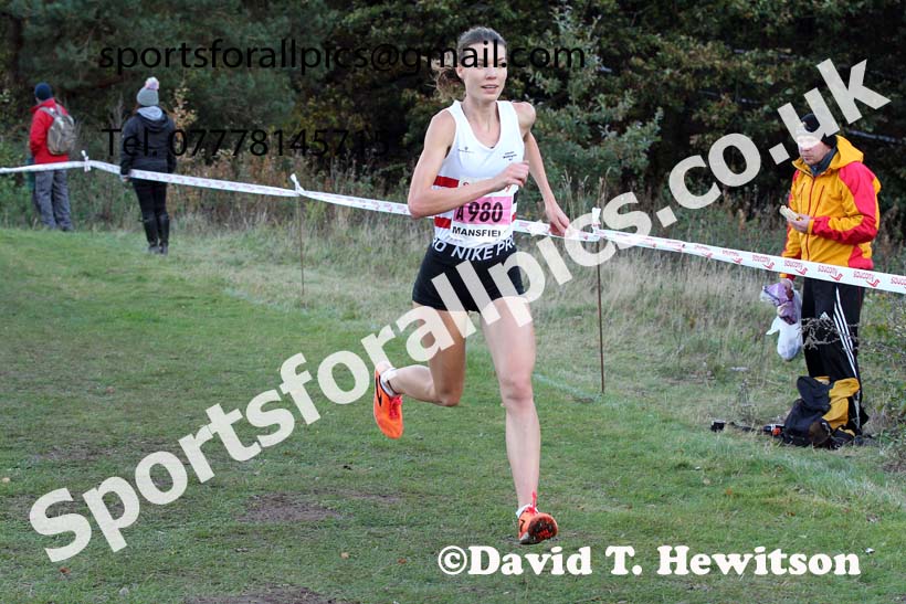 Senior womens 2021 National Cross Country Relays, Berry Hill Park, Mansfield. Photo: David T. Hewitson/Sports for All Pics
